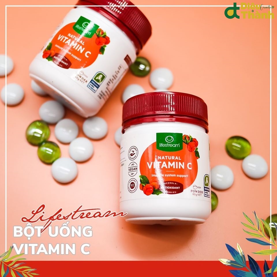 Lifestream Natural Vitamin C - Bột Uống Vitamin C - 
