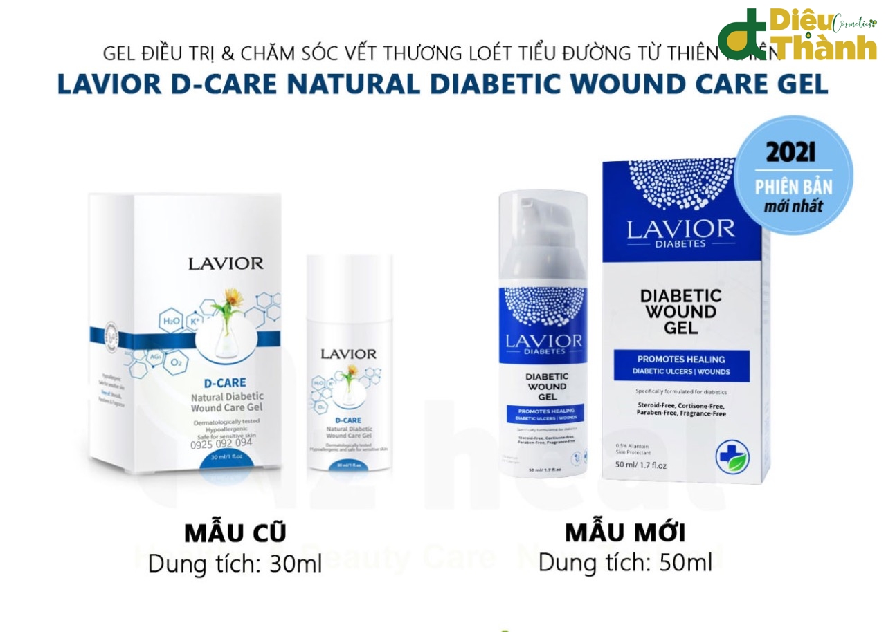 LAVIOR Diabetic Wound Gel - GEL CHỐNG LOÉT TIỂU ĐƯỜNG