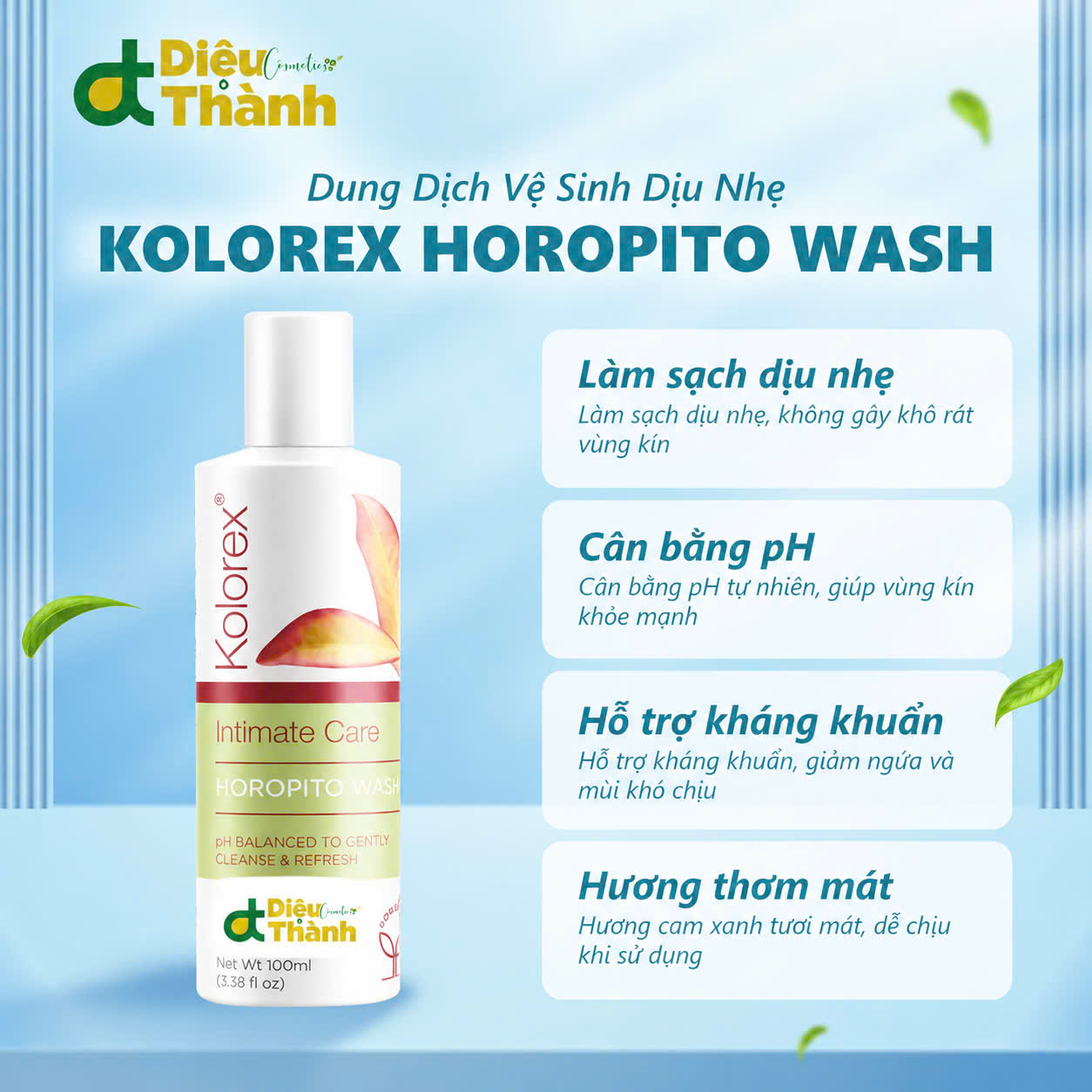 Công dụng Kolorex Vaginal Care Wash - Gel Vệ Sinh Vùng Kín Kolorex
