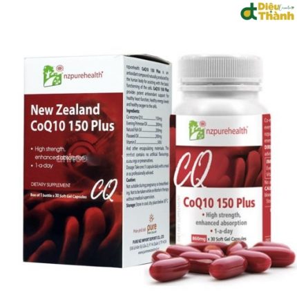 CoQ10 150 Plus viên Uống Bổ Tim Mạch Newzeland