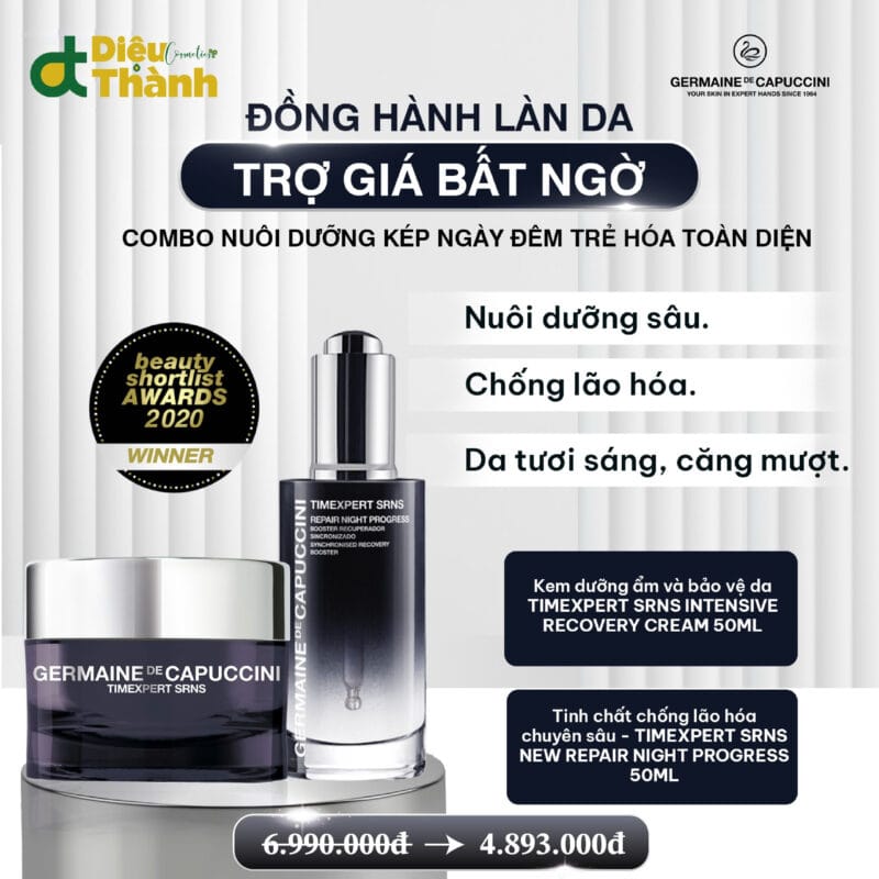 Combo Timexpert SRNS sửa chữa và phục hồi da